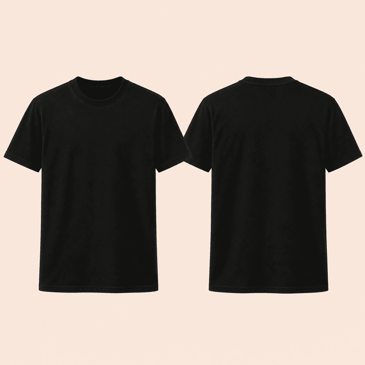 plain Premium Regular T-Shirt – Custom Print (MOQ-15 PCS) - Image 1